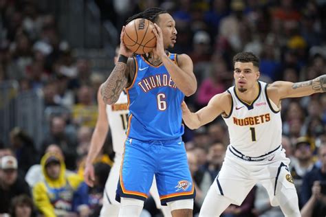 Gilgeous-Alexander scores 40, Thunder snap Nuggets’ 6-game win streak with 119-93 victory